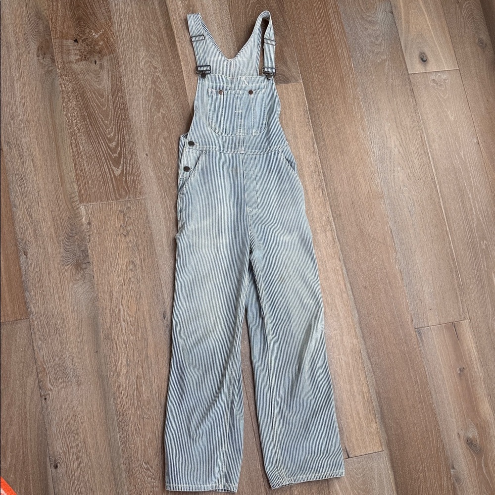 Doen Blue Striped Women's Overalls